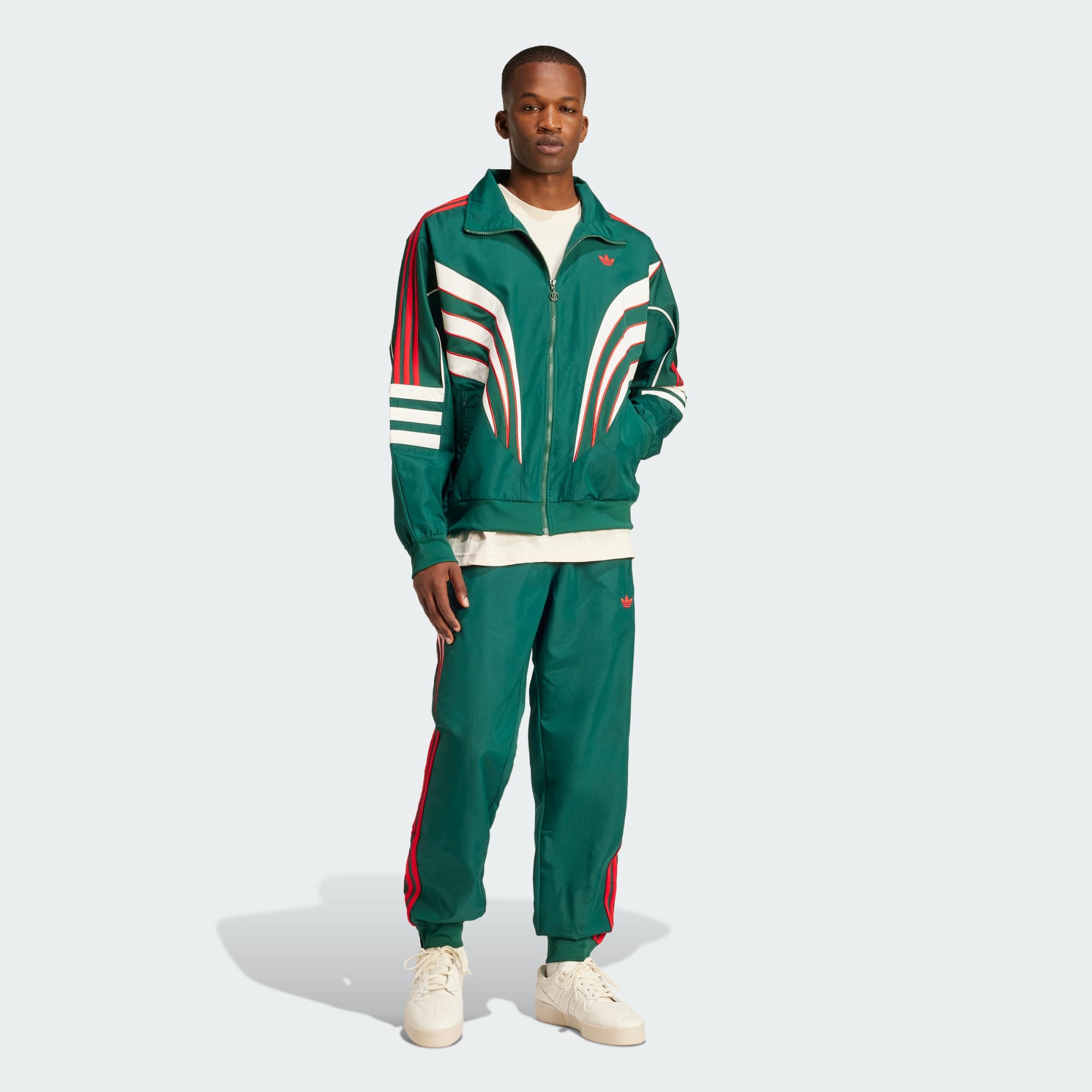 [JC9948] MENS ADIDAS GREEN ATLANTA TRACK TOP