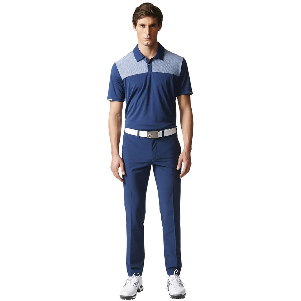 [BC2943] Mens Adidas Climachill Heatherblock Golf Polo Shirt