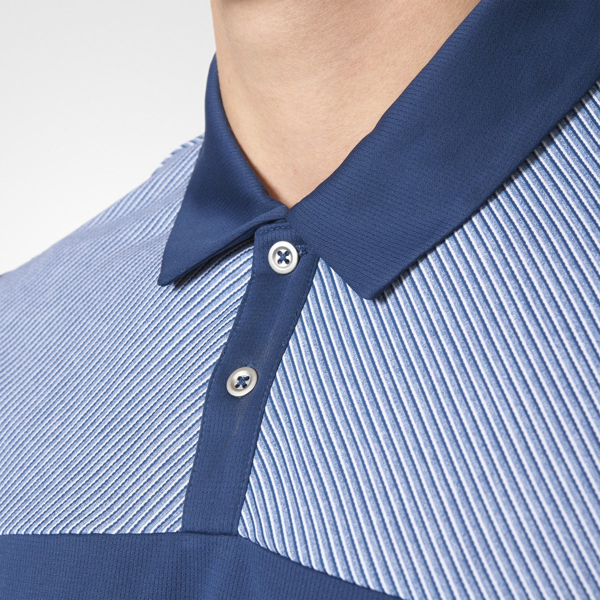 [BC2943] Mens Adidas Climachill Heatherblock Golf Polo Shirt