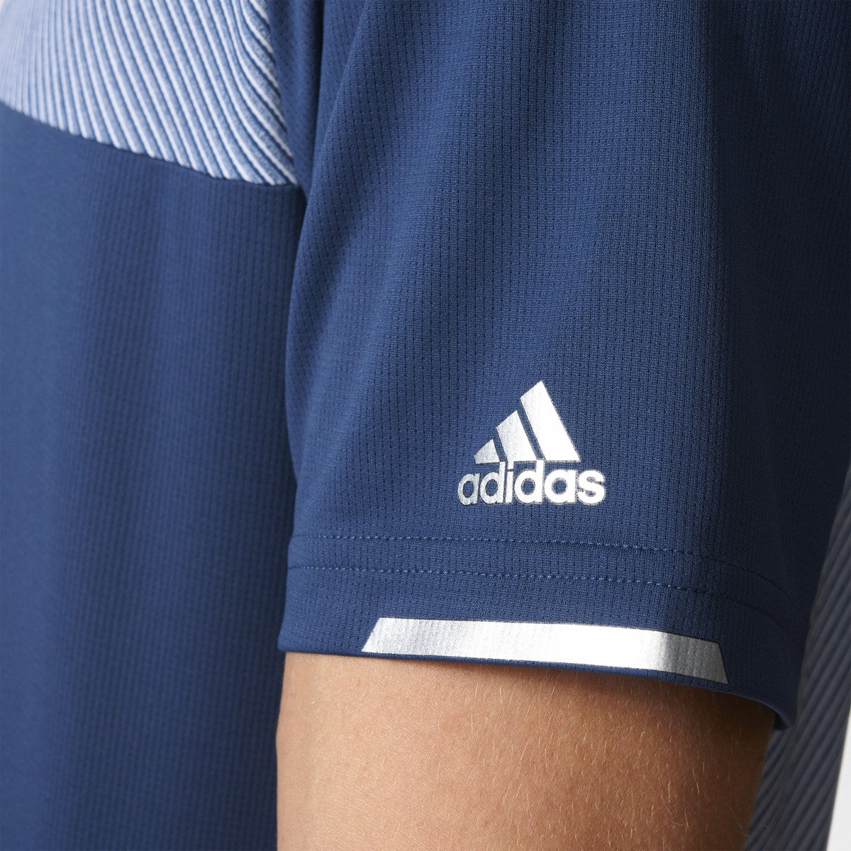 [BC2943] Mens Adidas Climachill Heatherblock Golf Polo Shirt