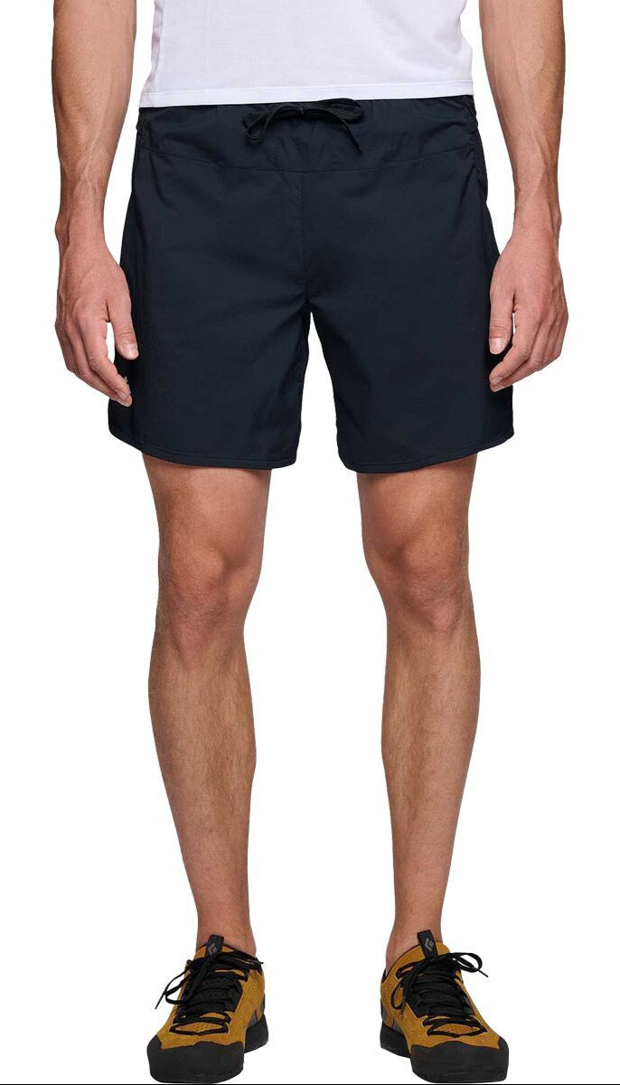 [AP7511170002] MENS BLACK DIAMOND DISTANCE 5" INCH SHORTS