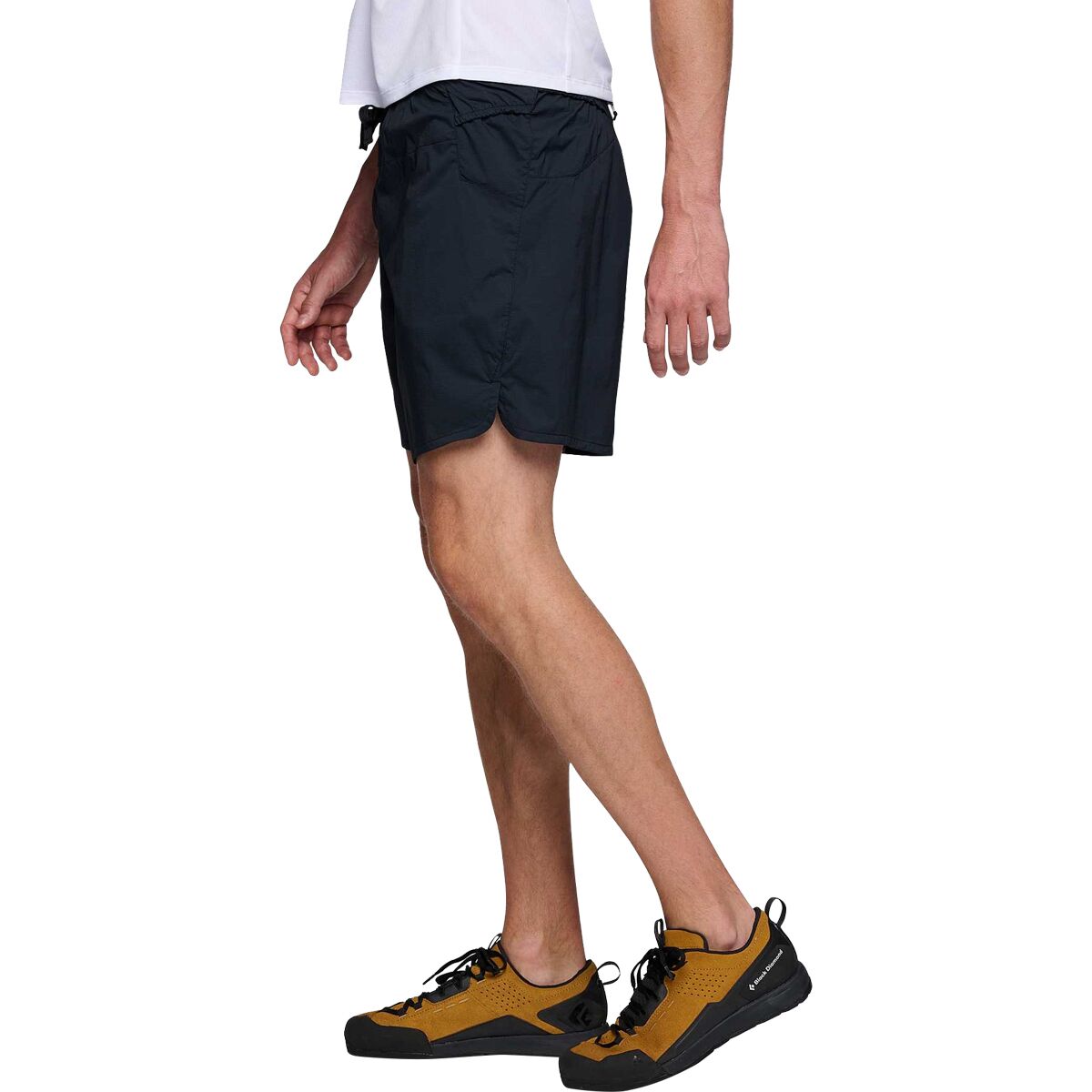[AP7511170002] MENS BLACK DIAMOND DISTANCE 5" INCH SHORTS