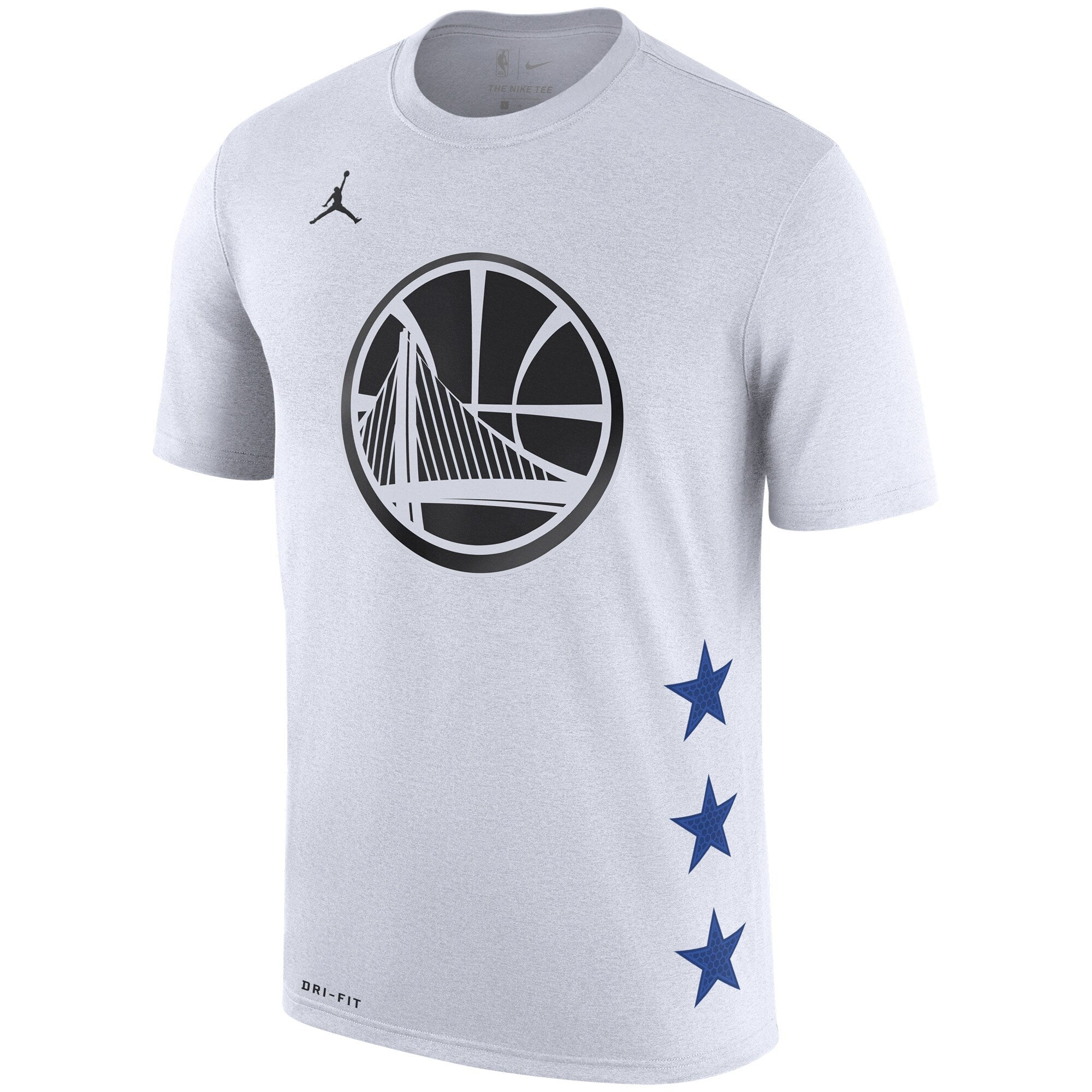 [BQ2507-106] Mens Air Jordan NBA GSW 2019 NBA All-Star ESteph Curry Game Name & Number T-Shirt
