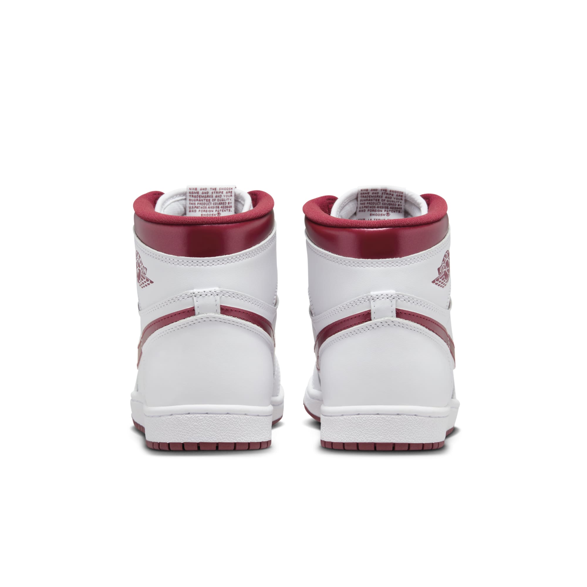 [BQ4422-161] MENS AIR JORDAN RETRO 1 HIGH '85 "METALLIC BURGUNDY"