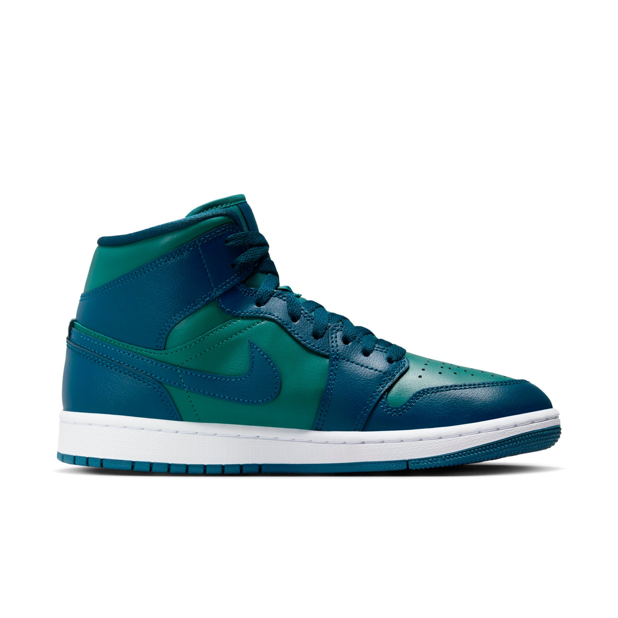 [BQ6472-301] Womens Air Jordan RETRO1 MID 'TEAL FRENCH BLUE'