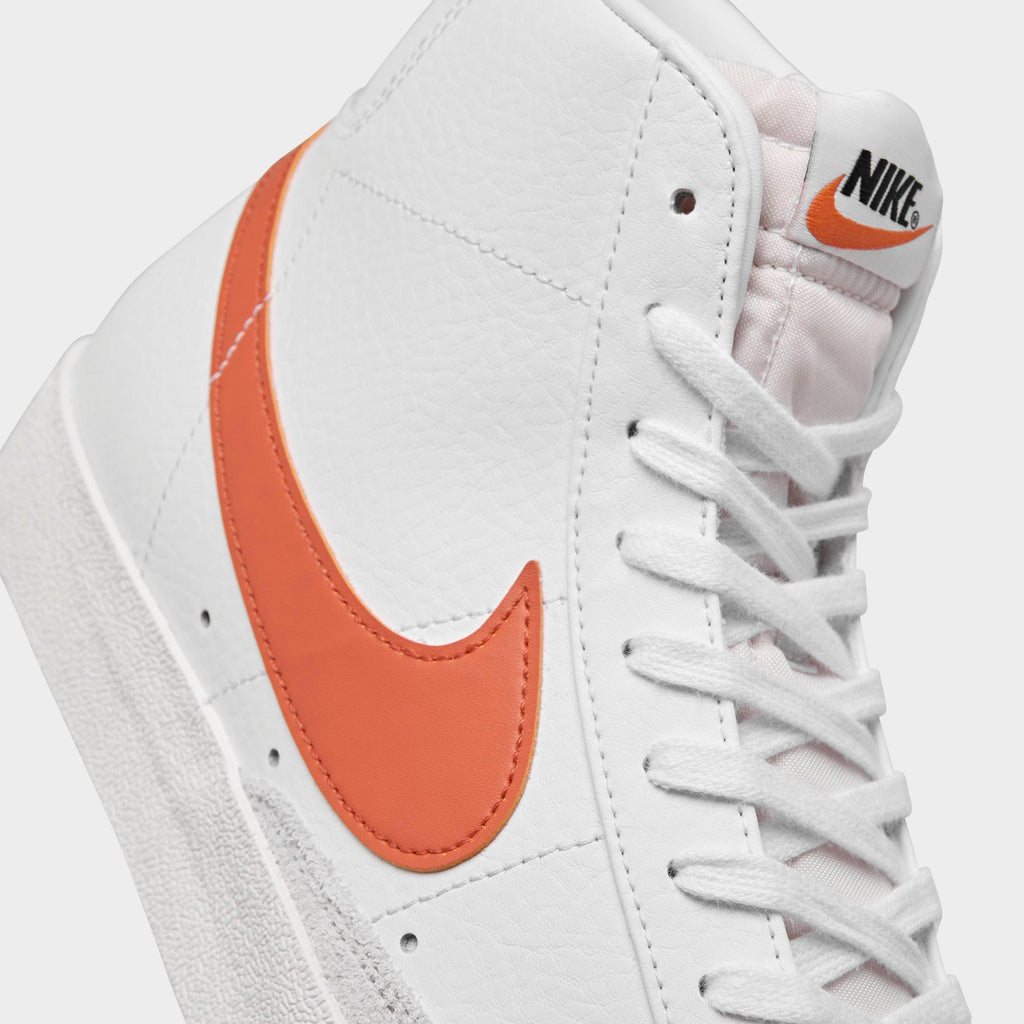 [BQ6806-110] MENS NIKE BLAZER MID 77 VINTAGE 'WHITE MANTRA ORANGE'
