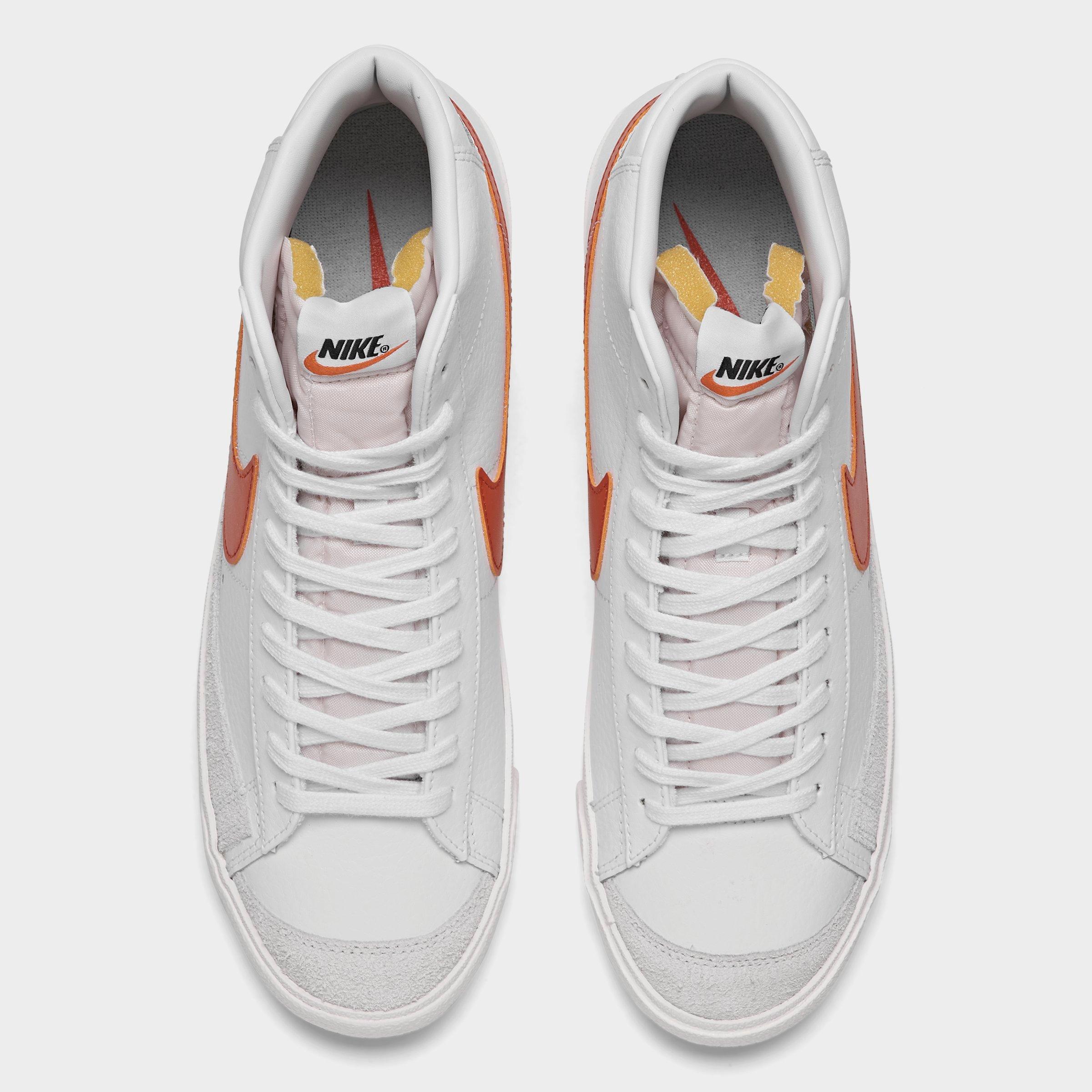 [BQ6806-110] MENS NIKE BLAZER MID 77 VINTAGE 'WHITE MANTRA ORANGE'