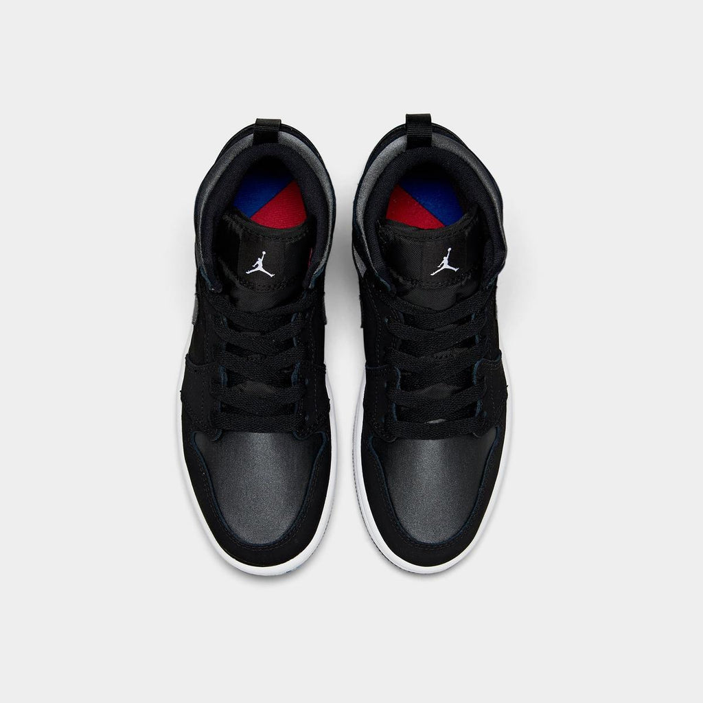 [BQ6931-012] GRADE SCHOOL AIR JORDAN RETRO 1 MID SE GS 'BLACK ANTHRACITE'