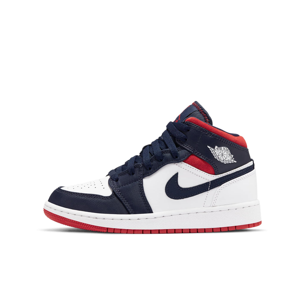 [BQ6931-104] Grade School Air Jordan Retro 1 Mid 'SE USA' (GS)
