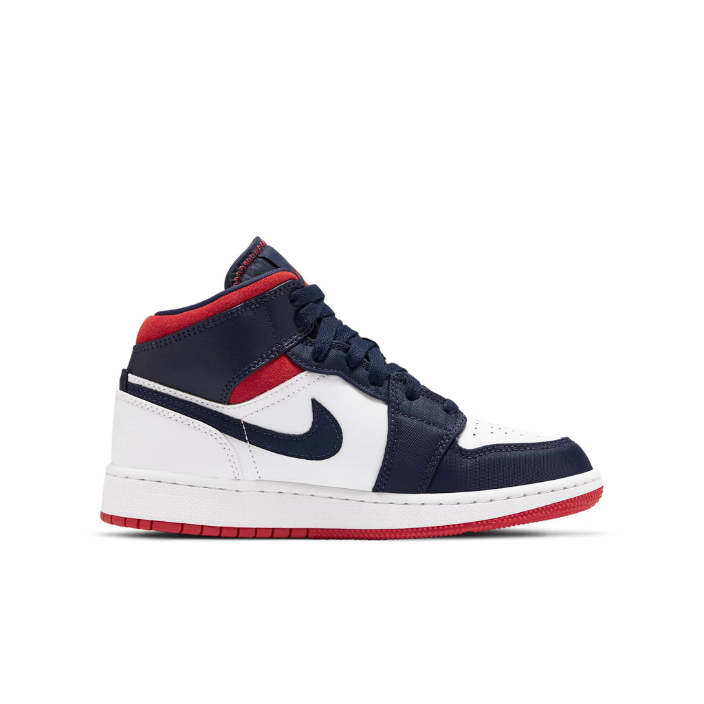[BQ6931-104] Grade School Air Jordan Retro 1 Mid 'SE USA' (GS)
