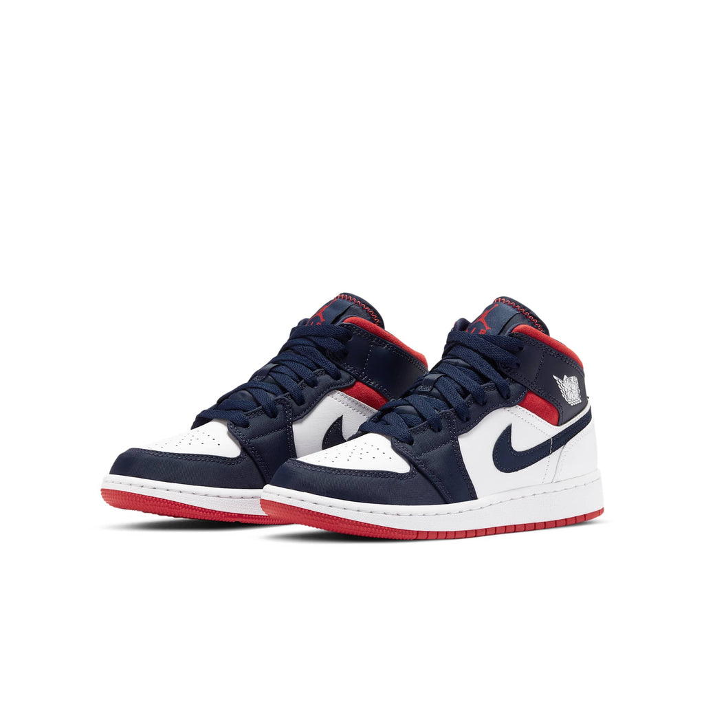 [BQ6931-104] Grade School Air Jordan Retro 1 Mid 'SE USA' (GS)