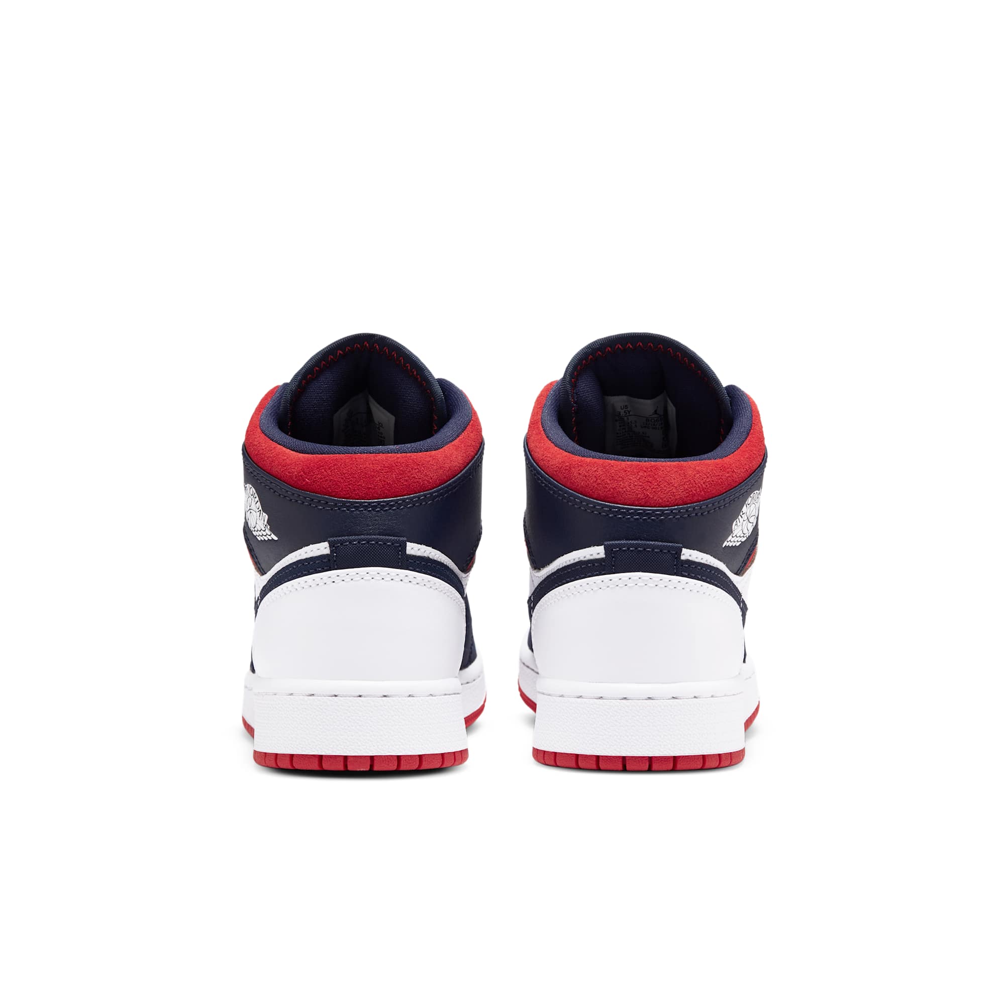 [BQ6931-104] Grade School Air Jordan Retro 1 Mid 'SE USA' (GS)