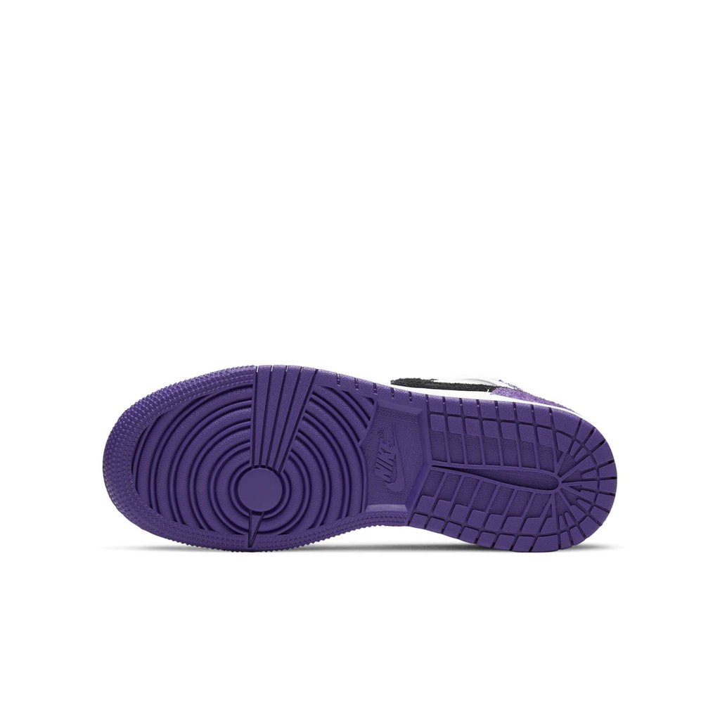 [BQ6931-105] Grade School Air Jordan Retro 1 Mid 'SE Purple' (GS)