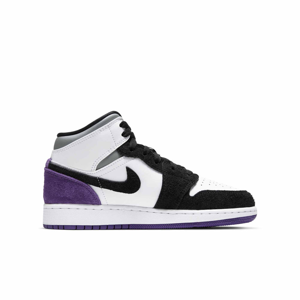 [BQ6931-105] Grade School Air Jordan Retro 1 Mid 'SE Purple' (GS)