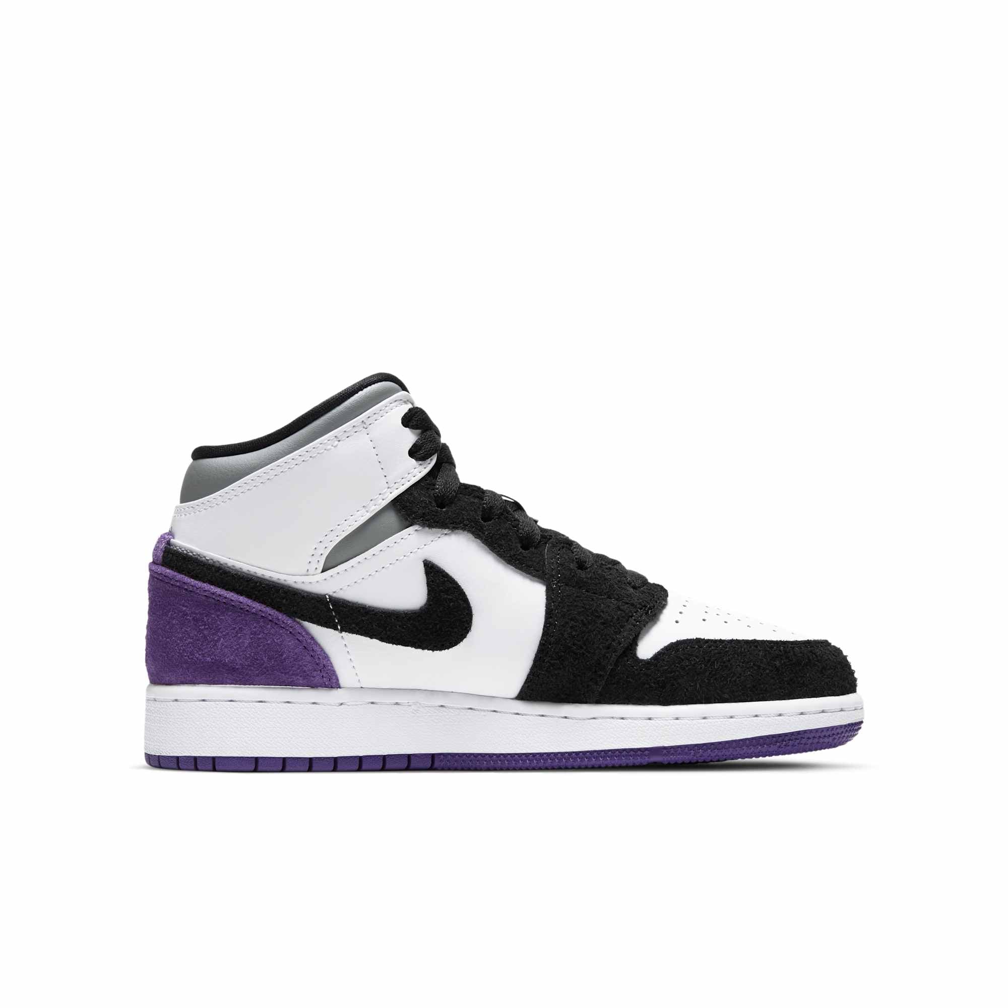 [BQ6931-105] Grade School Air Jordan Retro 1 Mid 'SE Purple' (GS)