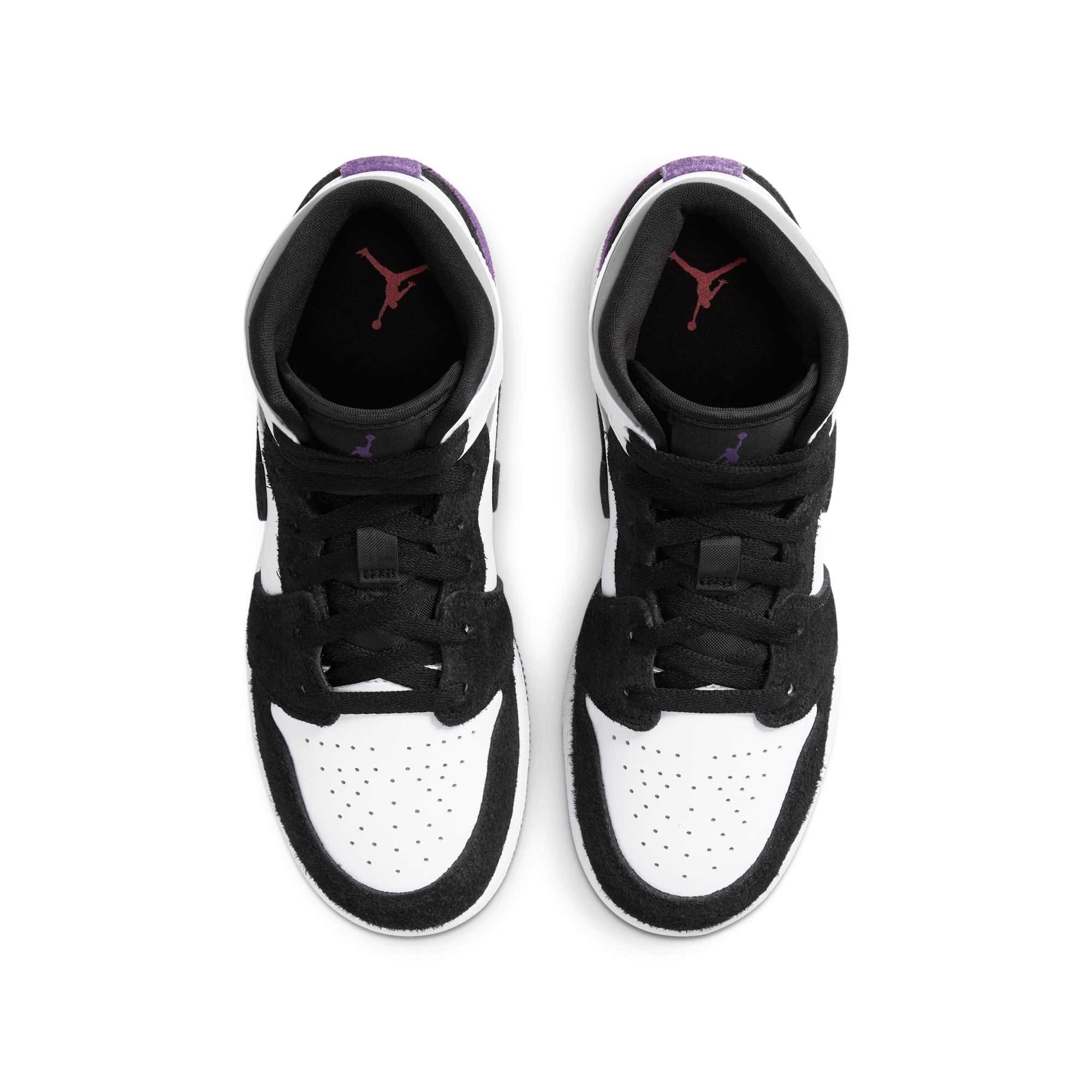 [BQ6931-105] Grade School Air Jordan Retro 1 Mid 'SE Purple' (GS)