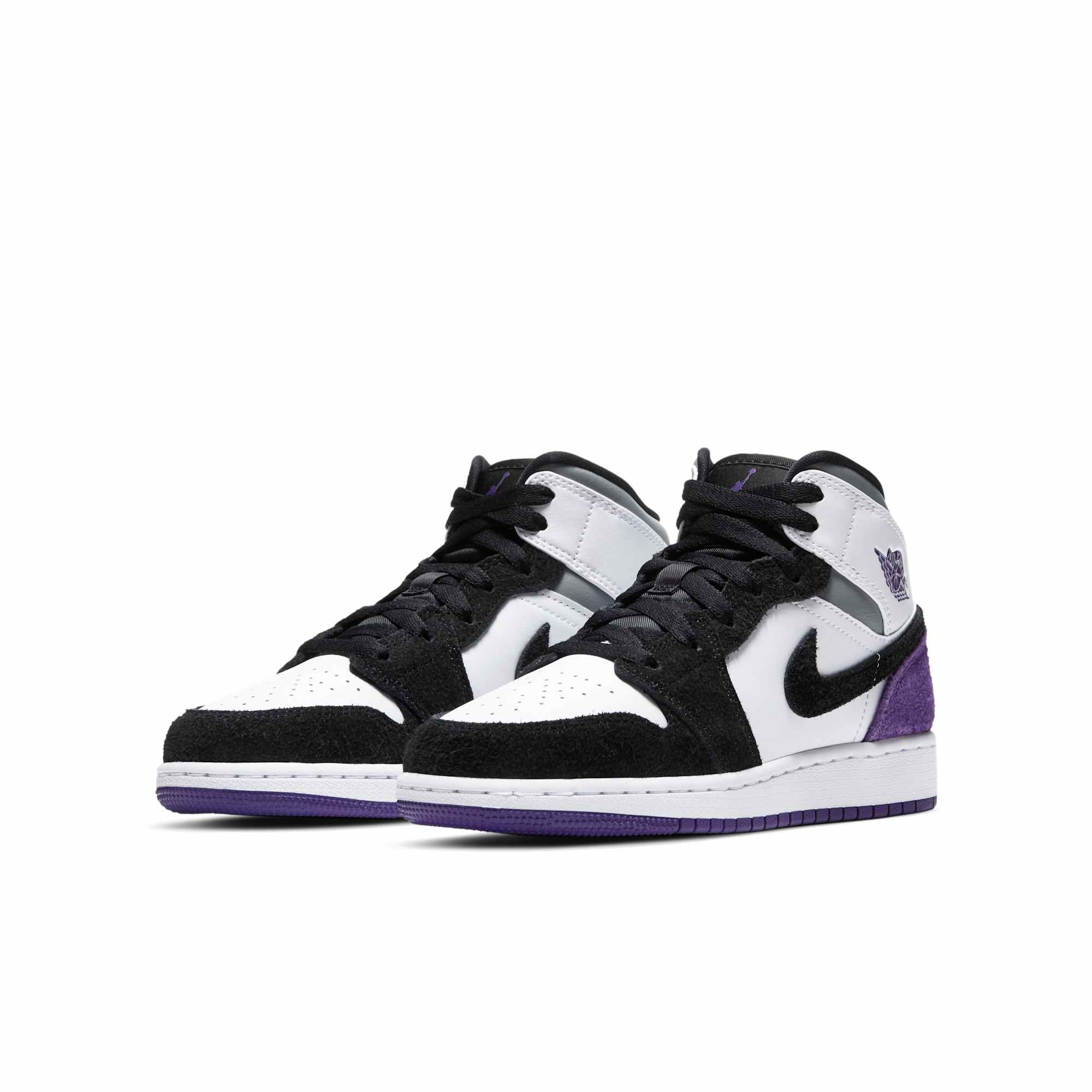 [BQ6931-105] Grade School Air Jordan Retro 1 Mid 'SE Purple' (GS)