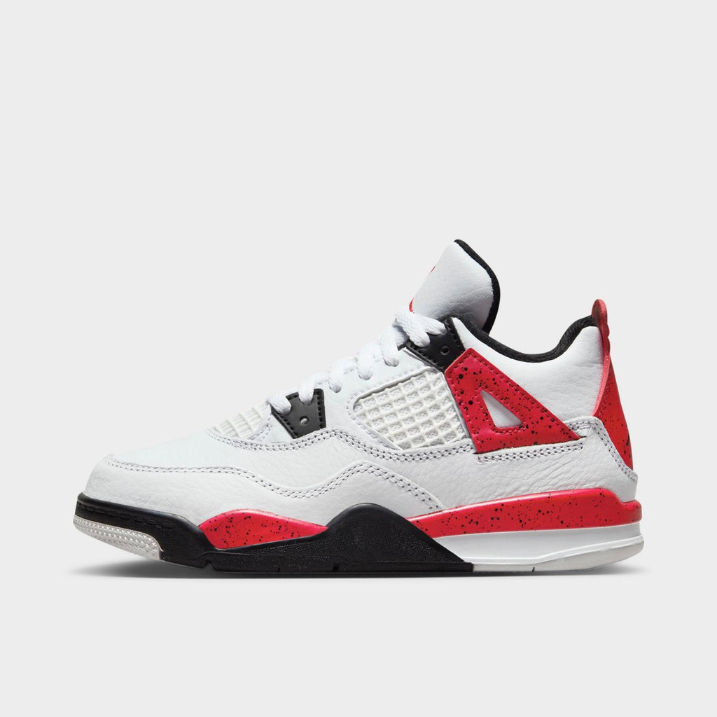 [BQ7669-161] PRESCHOOL AIR JORDAN RETRO 4 'RED CEMENT' (PS)