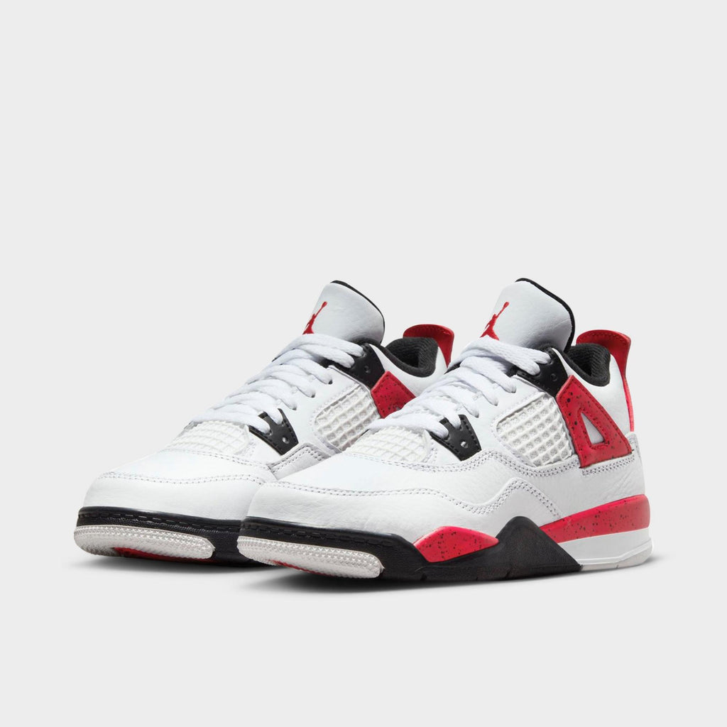 [BQ7669-161] PRESCHOOL AIR JORDAN RETRO 4 'RED CEMENT' (PS)