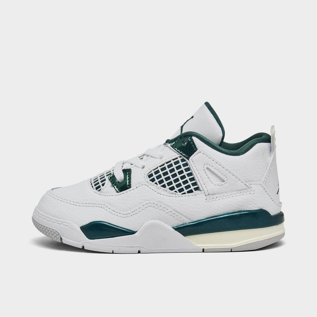 [BQ7670-103] TODDLERS AIR JORDAN RETRO 4 'OXIDIZED GREEN'
