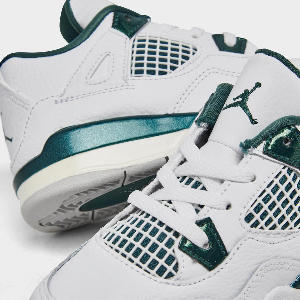 [BQ7670-103] TODDLERS AIR JORDAN RETRO 4 'OXIDIZED GREEN'