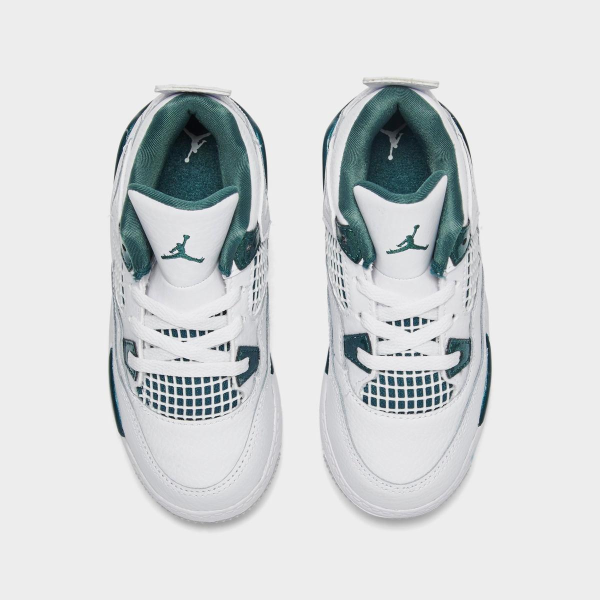 [BQ7670-103] TODDLERS AIR JORDAN RETRO 4 'OXIDIZED GREEN'