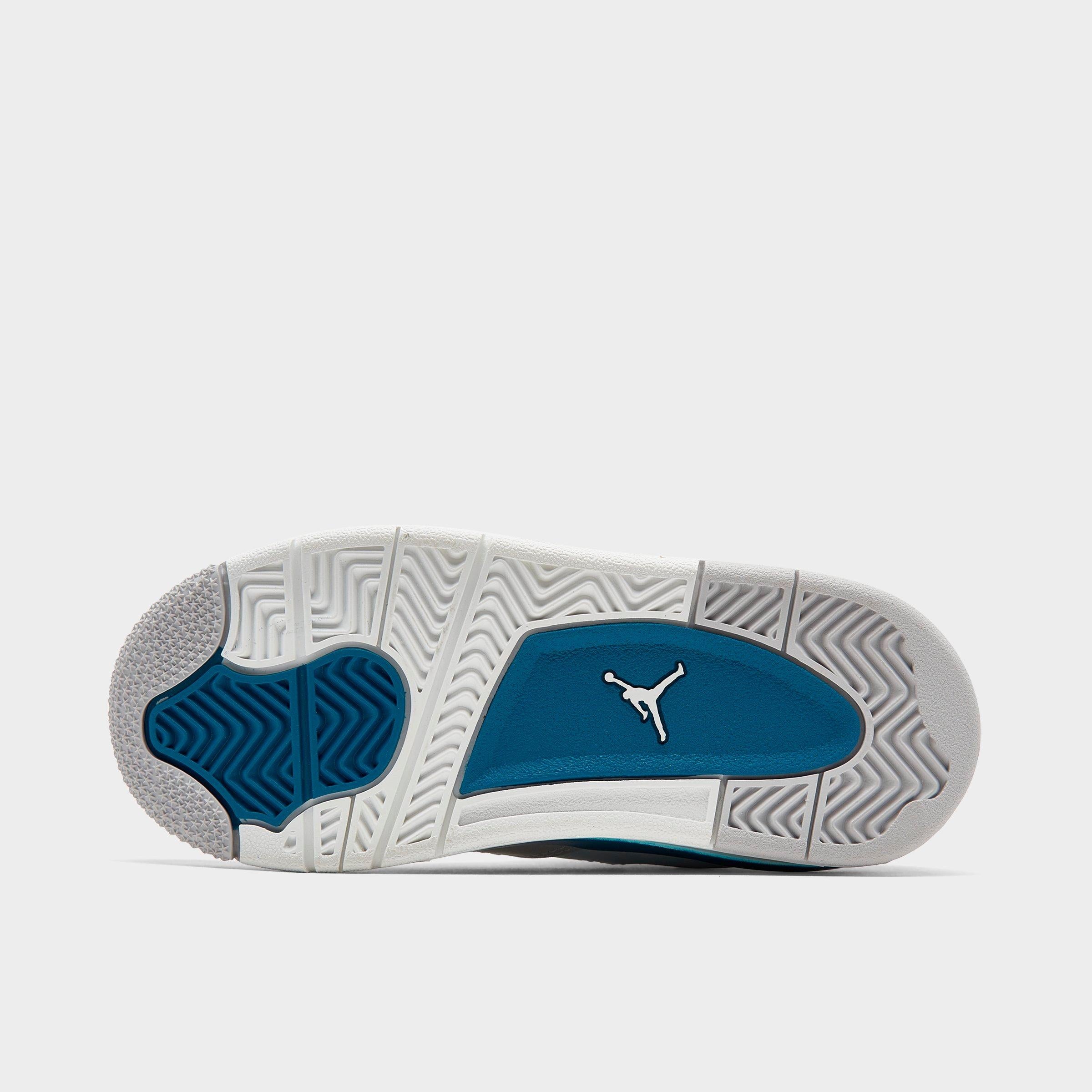 [BQ7670-141] TODDLERS AIR JORDAN RETRO 4 TD 'MILITARY BLUE' 2024