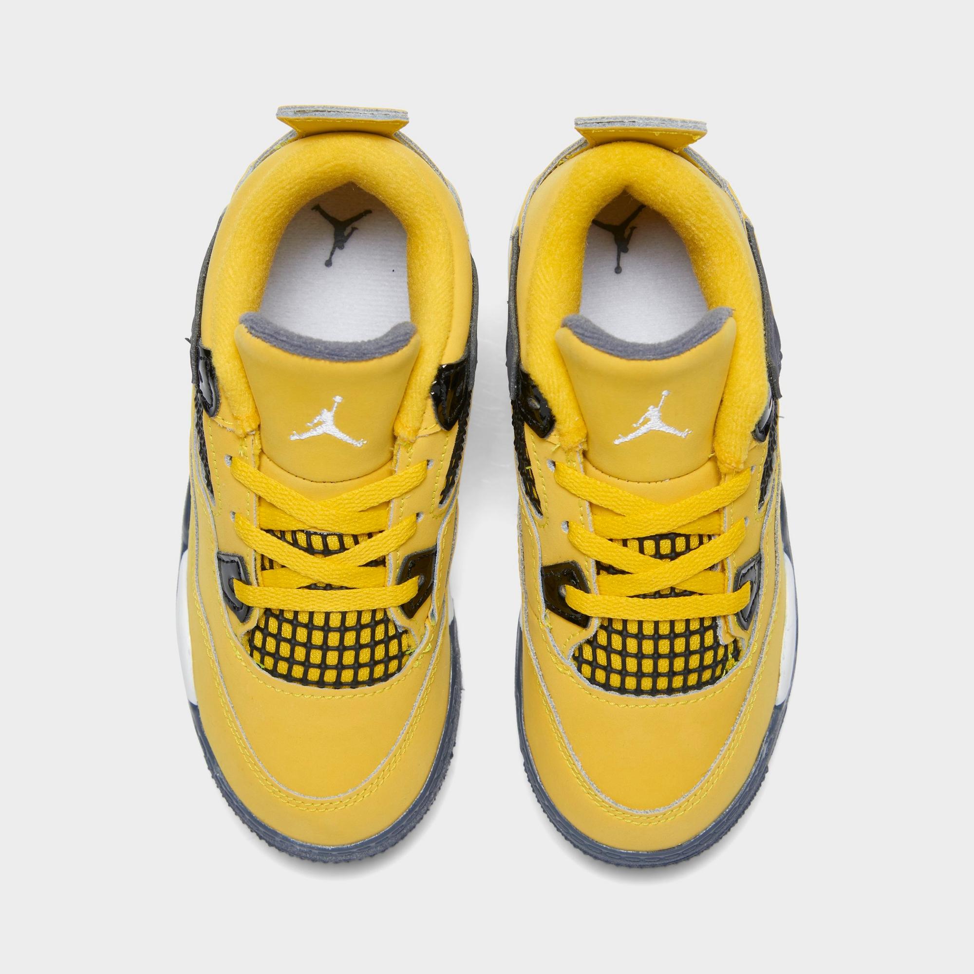 [BQ7670-700] TODDLERS AIR JORDAN RETRO 4 'LIGHTNING (2021)' (TD)