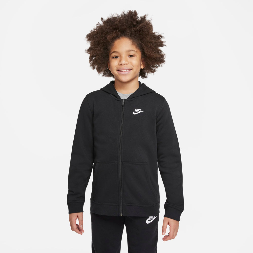 [BV3699-010] Youth Nike FULL-ZIP HOODIE