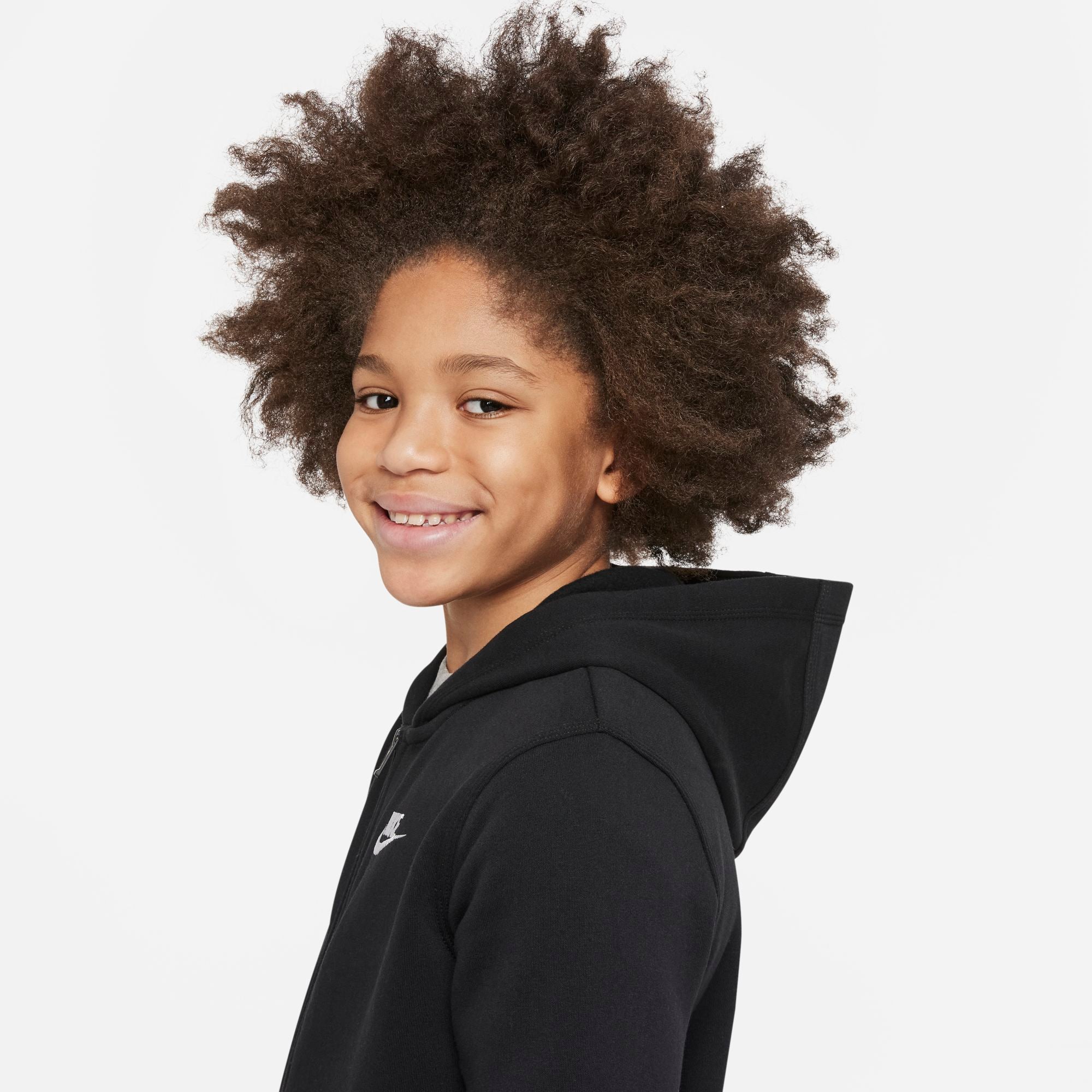 [BV3699-010] Youth Nike FULL-ZIP HOODIE