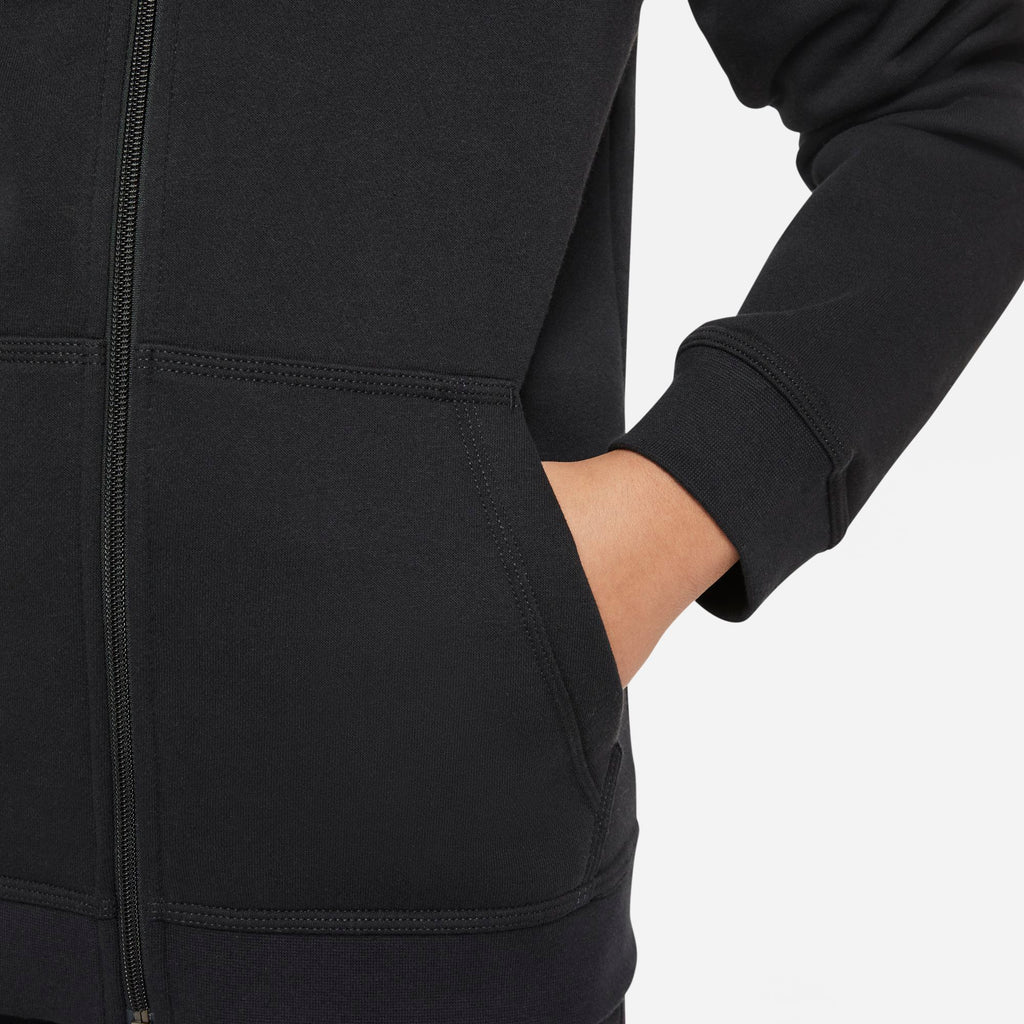 [BV3699-010] Youth Nike FULL-ZIP HOODIE