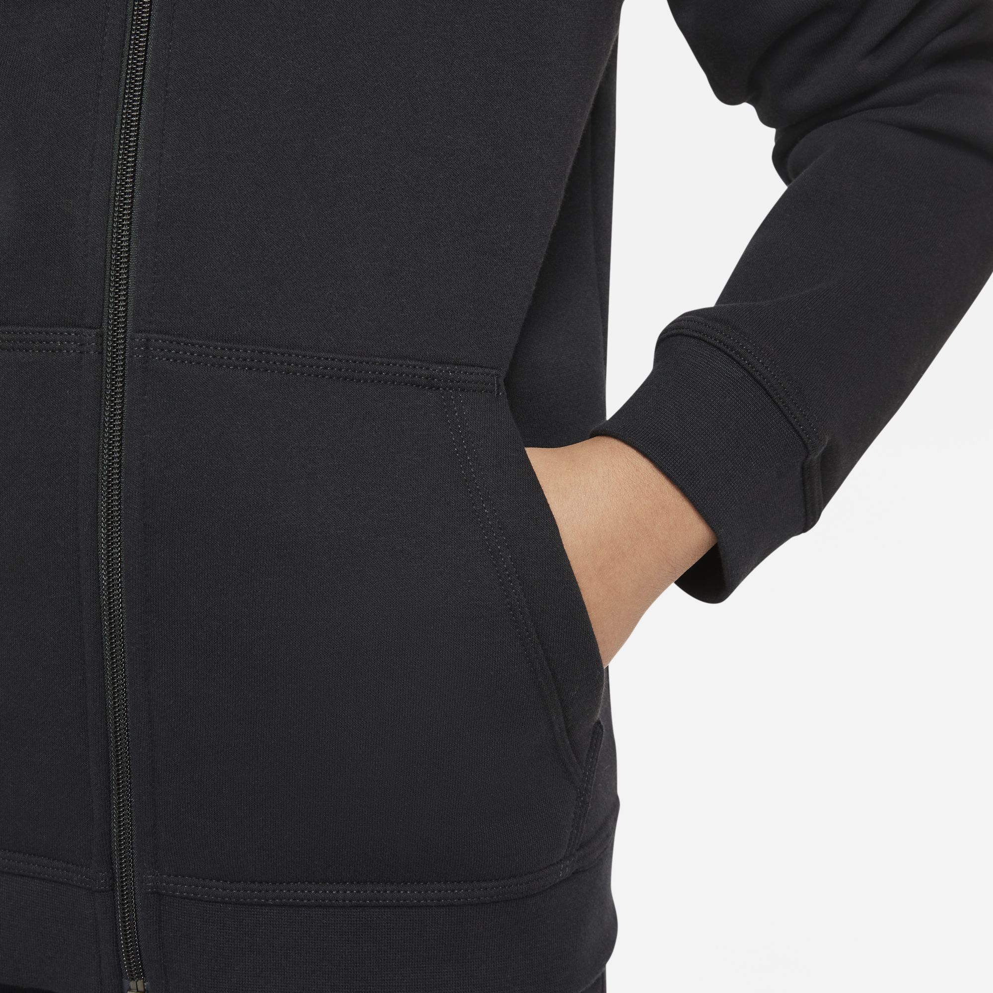 [BV3699-010] Youth Nike FULL-ZIP HOODIE