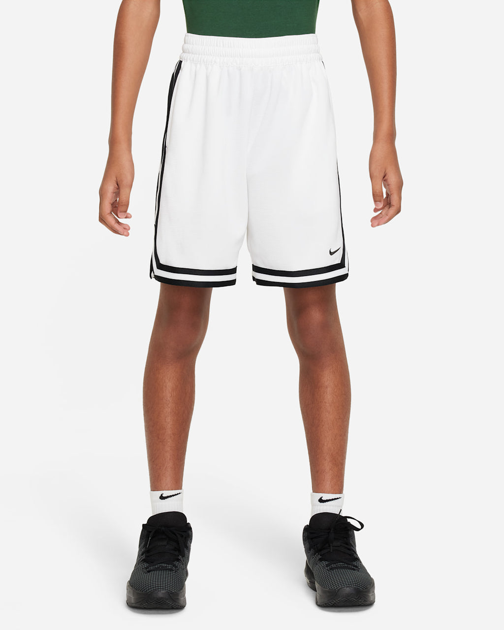 [FJ6802-100] YOUTH NIKE BASKETBALL SHORTS