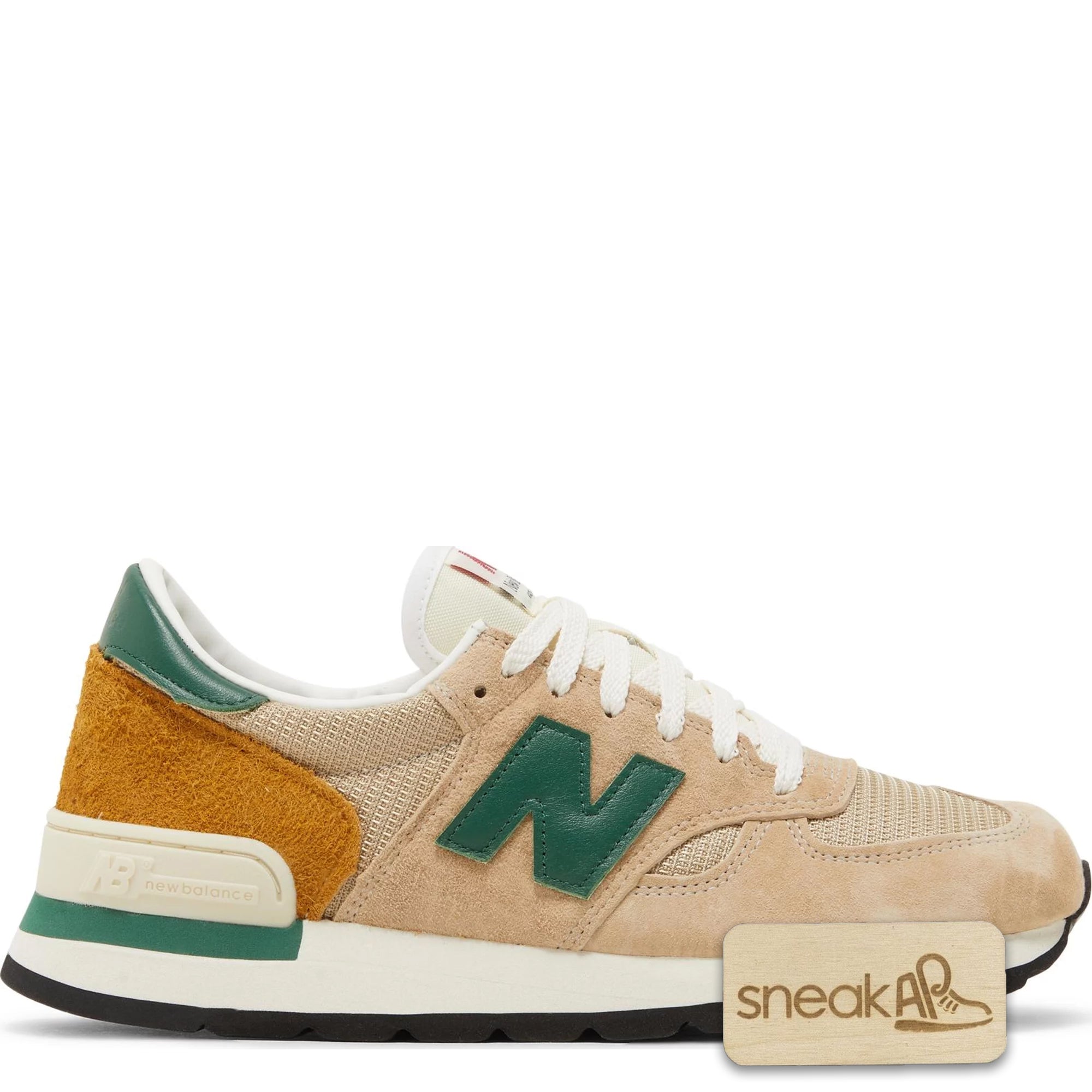 [M990TG1] Mens New Balance 990v1 'MiUSA Tan Green'