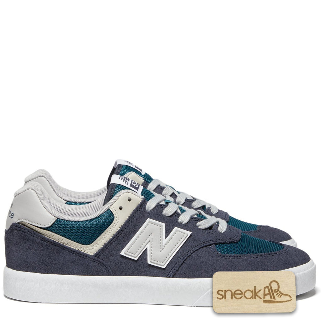 [NM574VCN] Mens New Balance NUMERIC 574 VULC 'NAVY GREY'