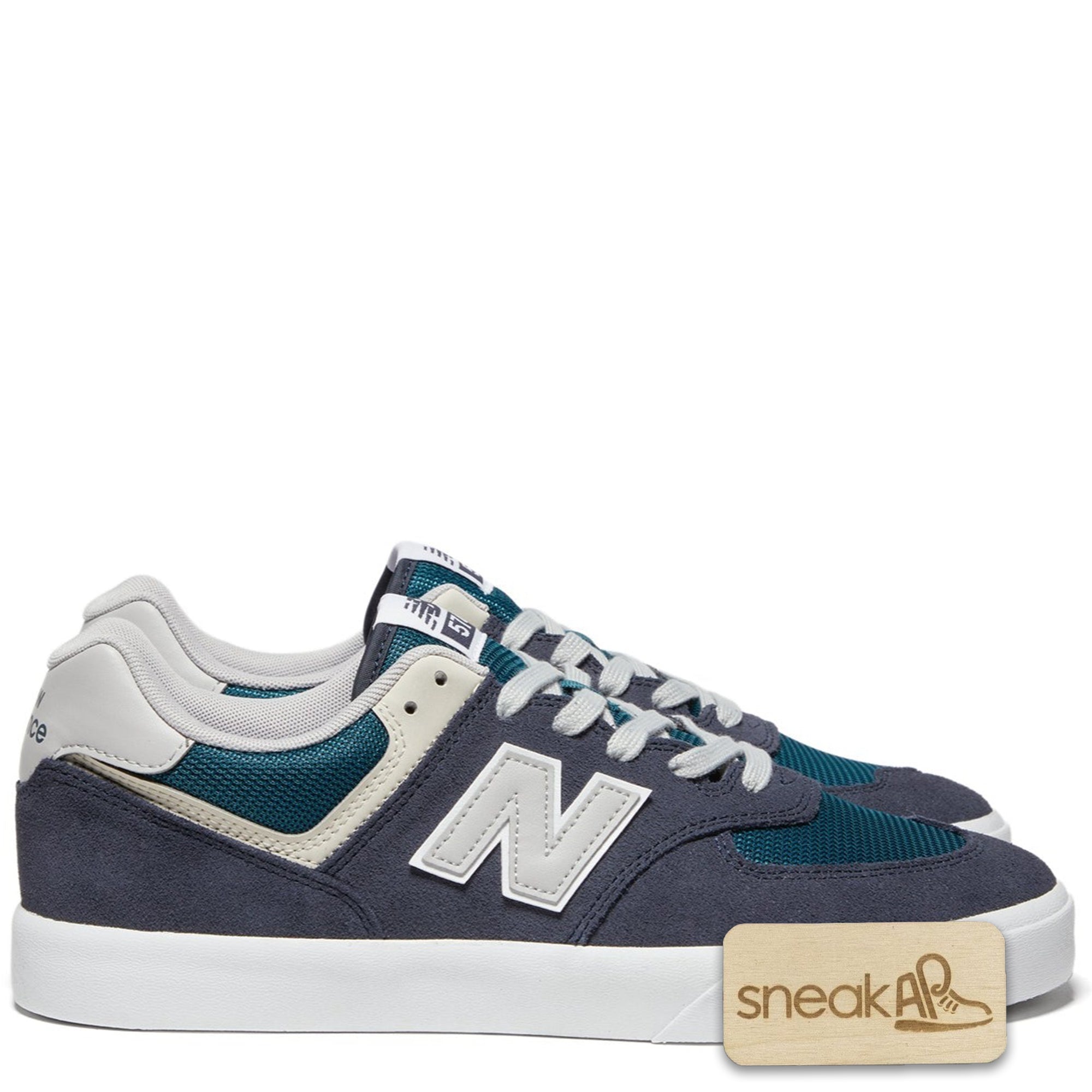 [NM574VCN] Mens New Balance NUMERIC 574 VULC 'NAVY GREY'