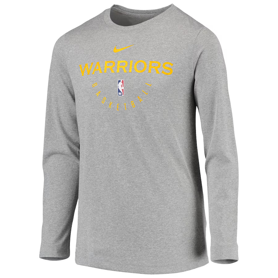 [AR5748-063] Mens Nike NBA Golden State Warriors Essential Long Sleeve Tee