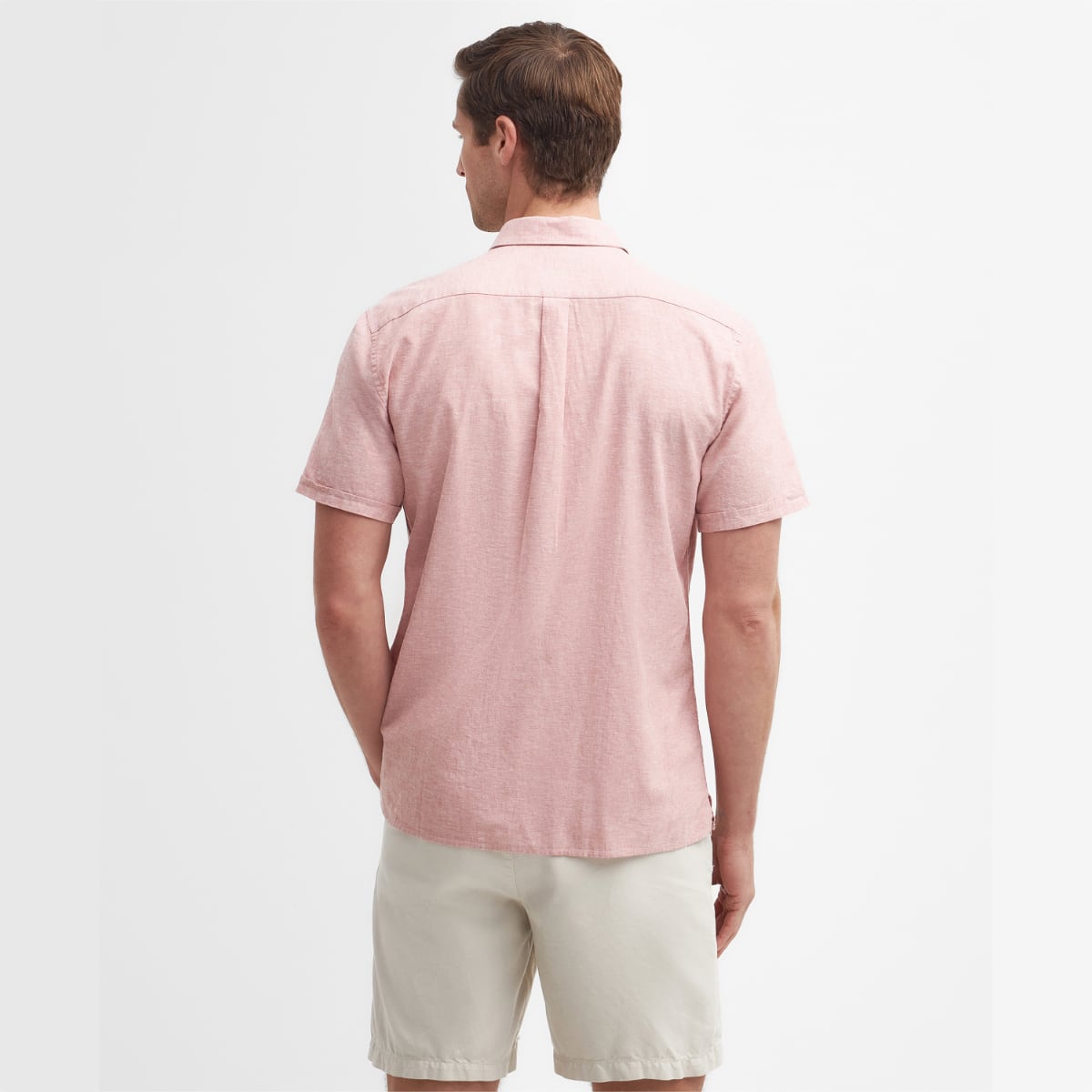 [MSH5093PI55] MENS BARBOUR REGULAR SHORT SLEEVE SUMMER BUTTON DOWN SHIRT