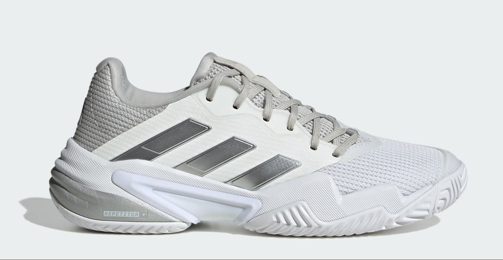 [IF0407] WOMENS ADIDAS BARRICADE 13 'CLOUD WHITE CORE BLACK GREY'