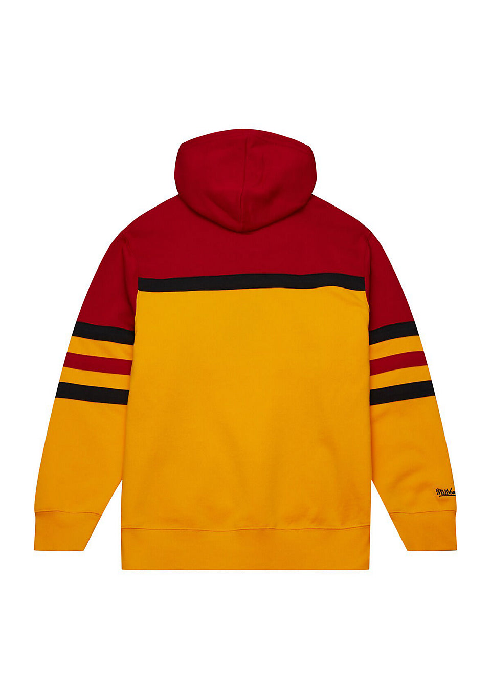 [FPHD6293-AHAYYPPPGDSC] MENS MITCHELL & NESS HEAD COACH HOODIE HAWKS
