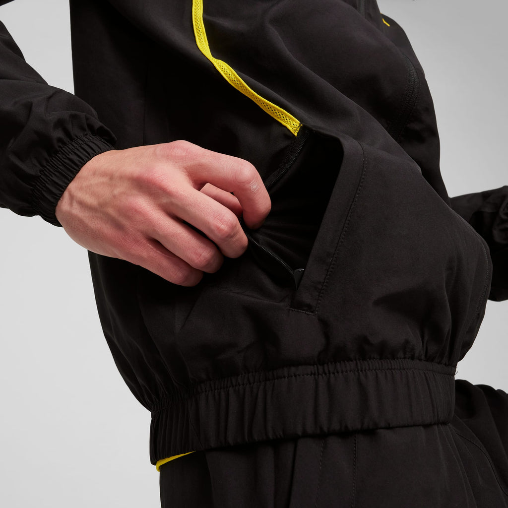 [777601-02] MENS PUMA BVB PREMATCH WOVEN JACKET