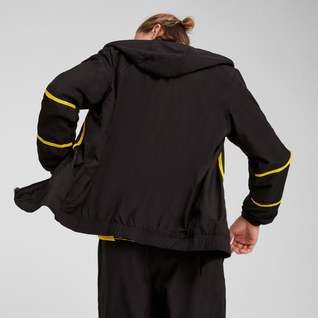 [777601-02] MENS PUMA BVB PREMATCH WOVEN JACKET