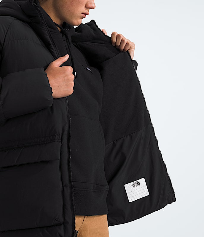 [NF0A88UWJK3] YOUTH THE NORTH FACE FLEECE-LINED SHORT PARKA