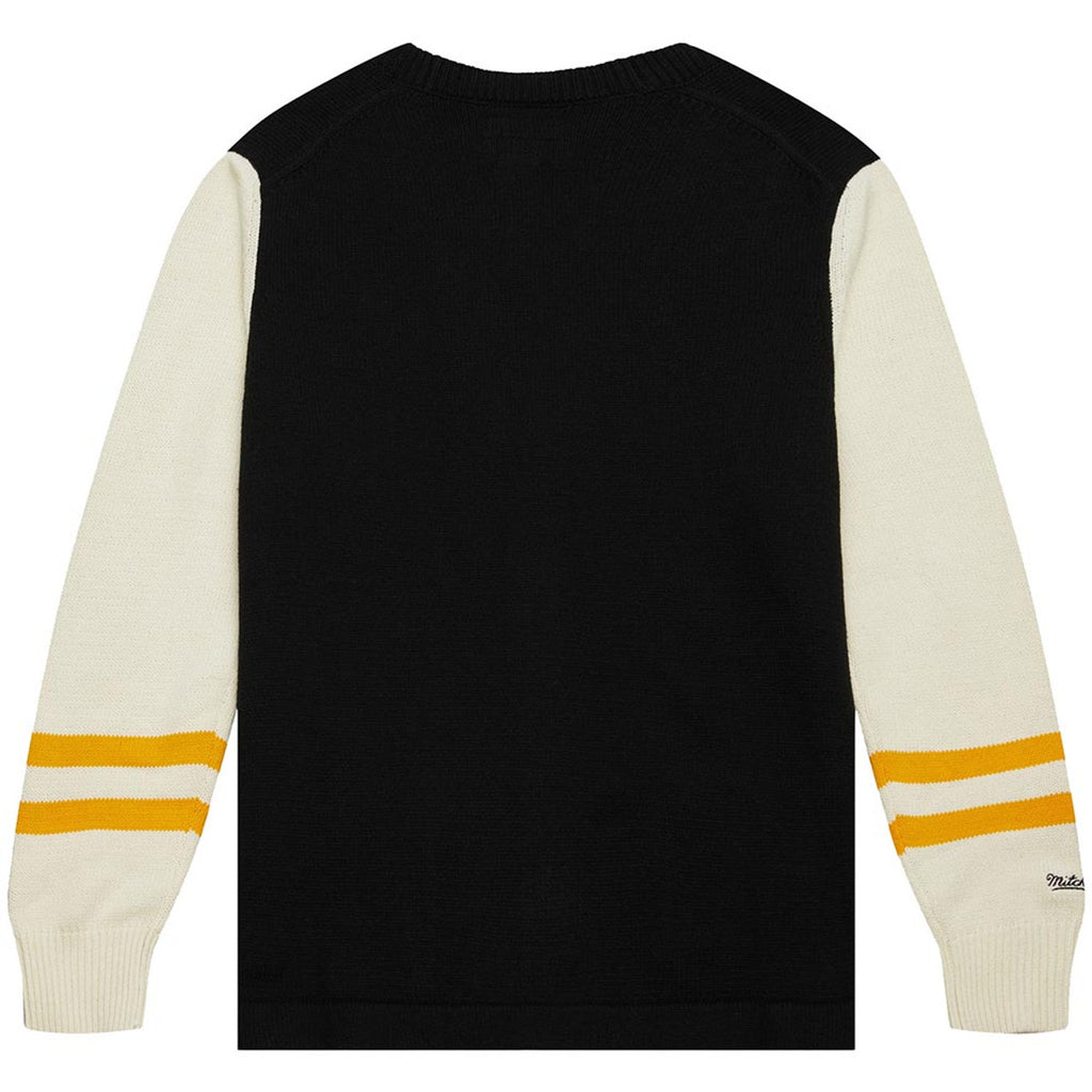Mens Mitchell & Ness NHL 100TH ANNIVERSARY CARDIGAN SWEATER BRUINS