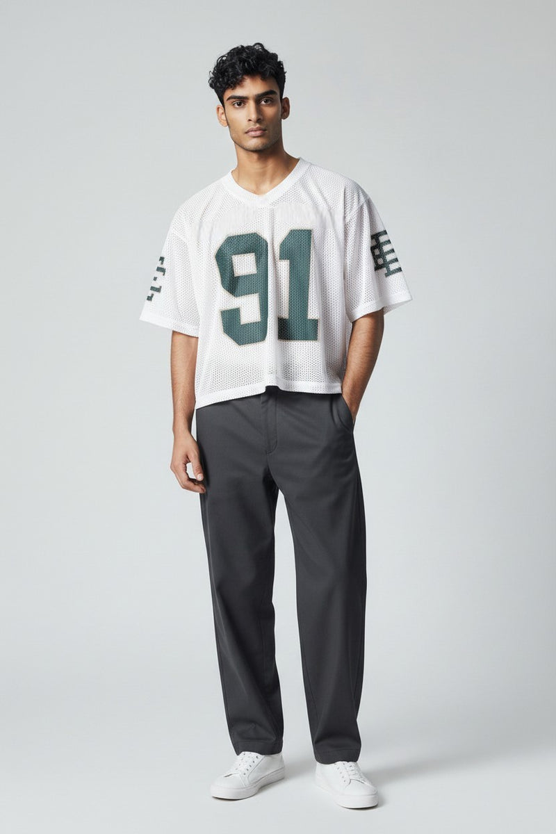 [EECO25MS87-000WHGN] MENS ERIC EMANUEL EE CROPPED JERSEY CORE MESH