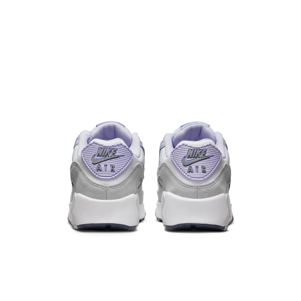 [CD6864-123] GRADE SCHOOL NIKE AIR MAX 90 LEATHER GS 'VIOLET FROST'