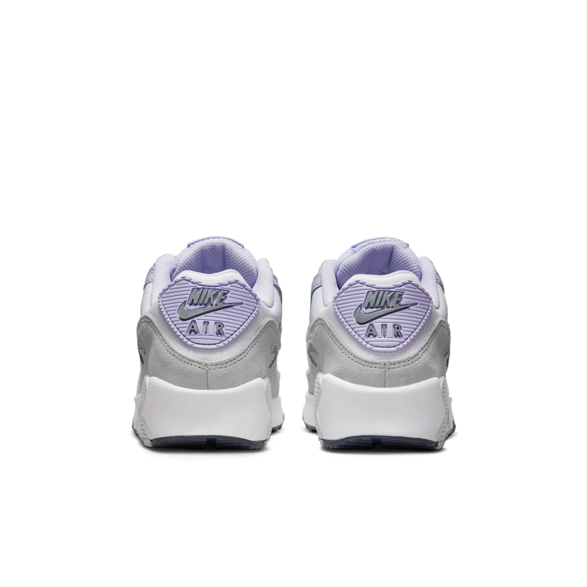 [CD6864-123] GRADE SCHOOL NIKE AIR MAX 90 LEATHER GS 'VIOLET FROST'