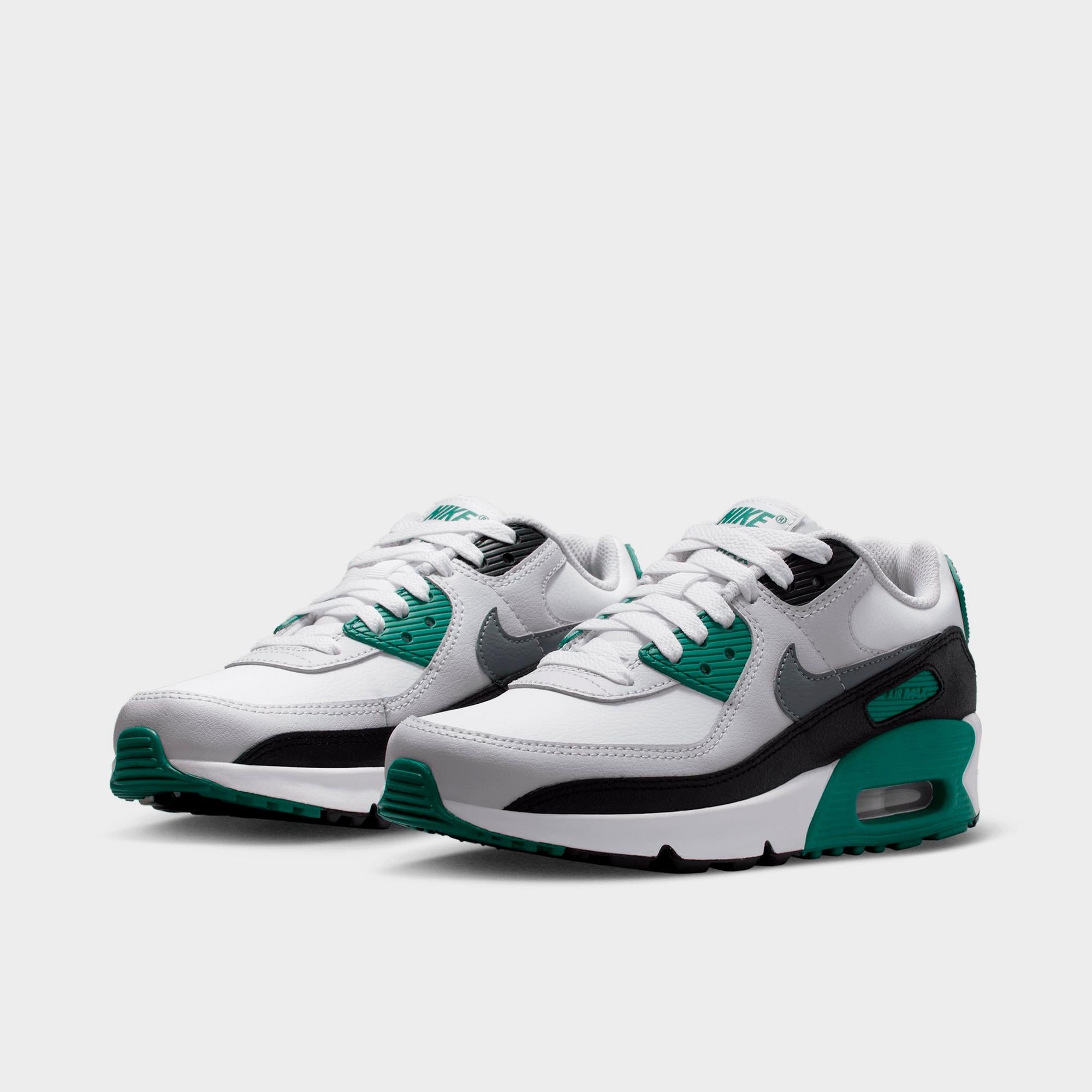 [CD6864-300] GRADE SCHOOL NIKE AIR MAX 90 LTR 'EVERGREEN AURA (GS)'