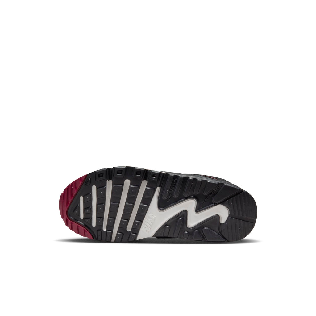 [CD6867-022] Preschool Nike AIR MAX 90 LTR 'ANTHRACITE TEAM RED (PS)'