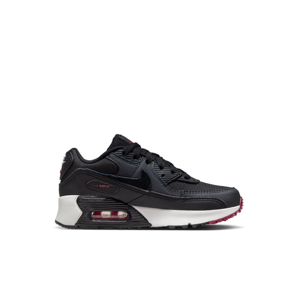 [CD6867-022] Preschool Nike AIR MAX 90 LTR 'ANTHRACITE TEAM RED (PS)'